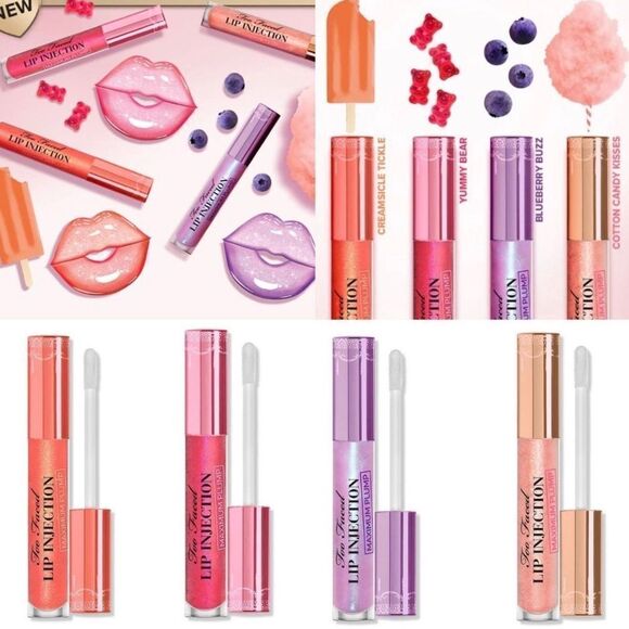 Too Faced Creamsickle Tickle Lip Injection Maximum Lip Plumping Gloss - Picture 13 of 16